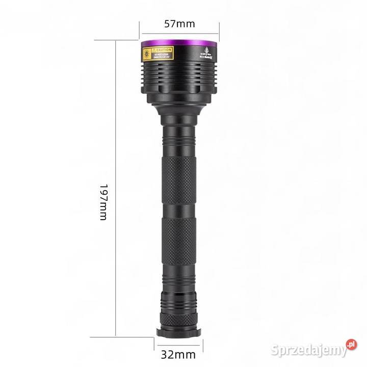 Latarka UV AloneFire SV56 30W 6 x395nm srebrny