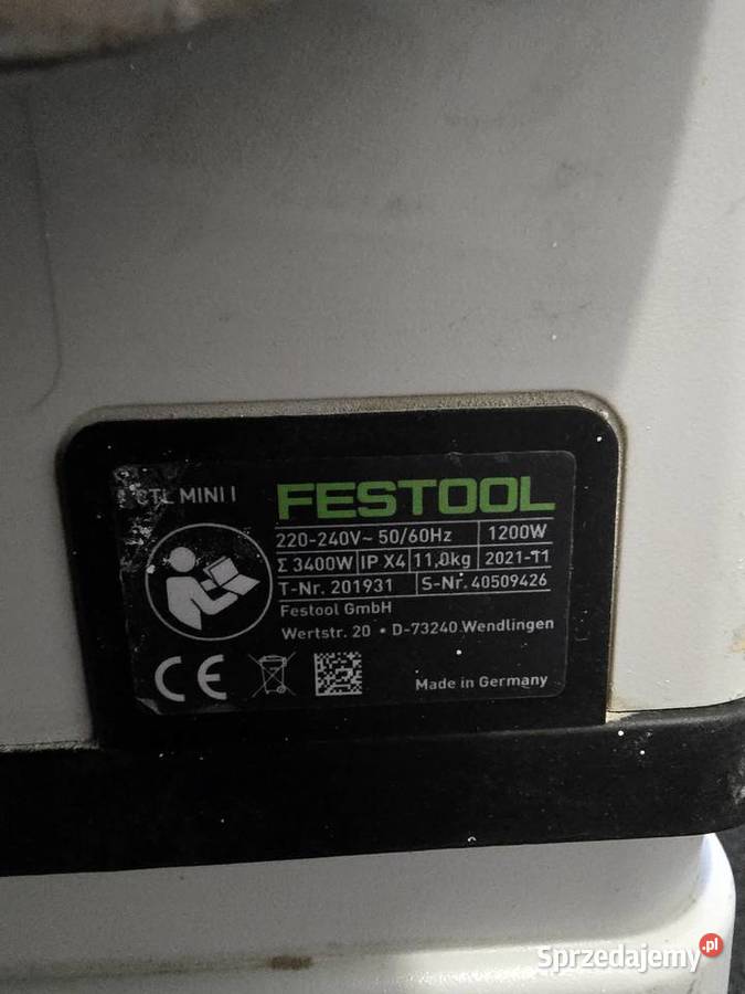 Festool odkurzacz mobilny Festool CTM MIDI I Odkurzacze przemysłowe