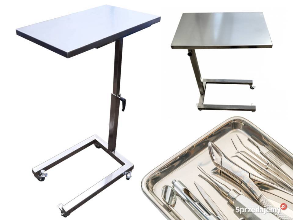 Regulowany stolik chirurgiczny instrumentalny