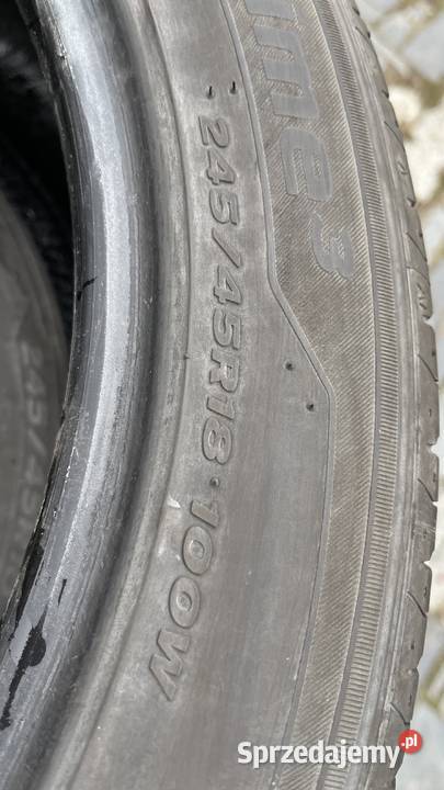 sprzedam opony HANKOOK 24545R18 Rakoniewice