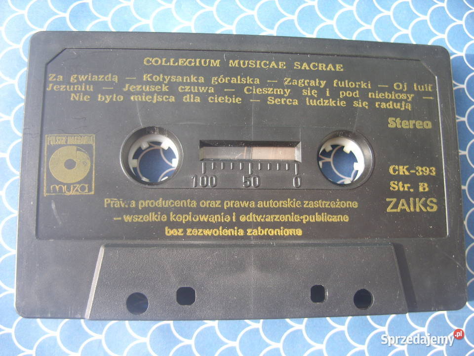 Kolledy kaseta KOLEDY I PASTORALKICOLLEGIUM Wołów