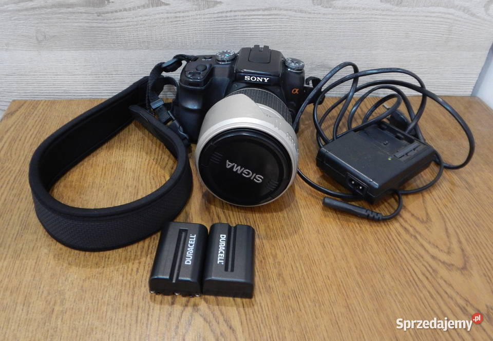 Aparat Sony DSLRA100 torba 2 x bateria obiektyw Leżajsk
