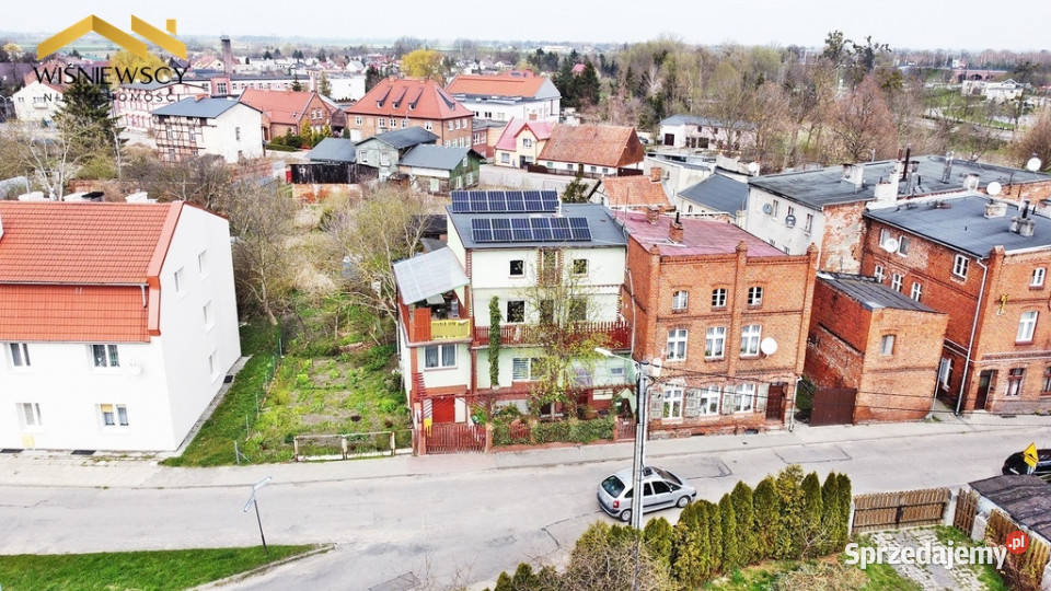 Malbork 200 m Garaż taras i fotowoltaika pustak