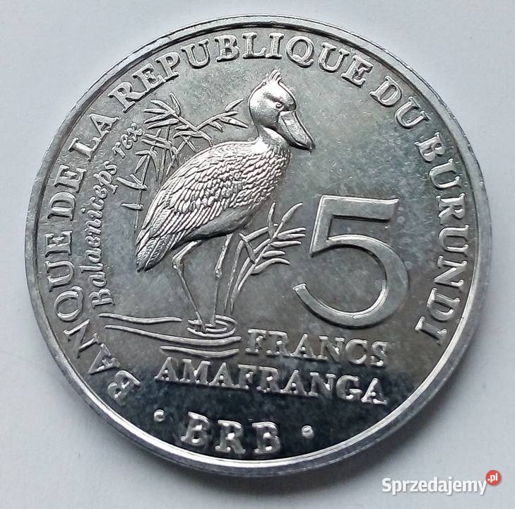 BURUNDI5 FRANCS2014 r Legionowo