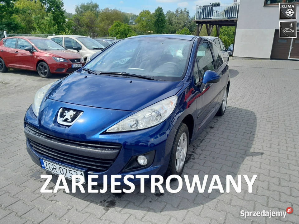 Peugeot 207 14i klimatyzacja alufelgi elektryka lakier metallic 207 Gryfino
