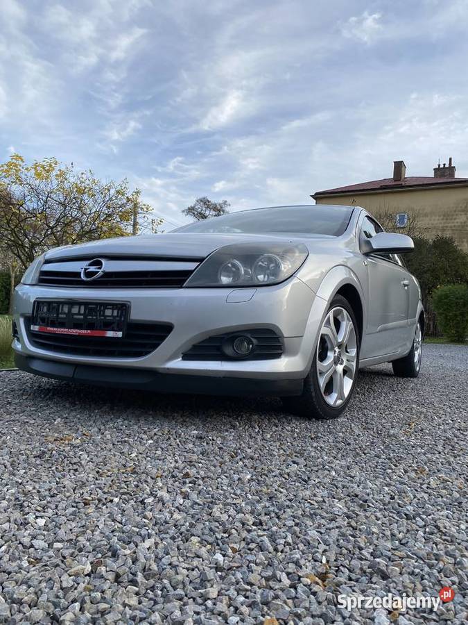 Opel Astra H Gtc srebrny 2005 alufelgi benzyna