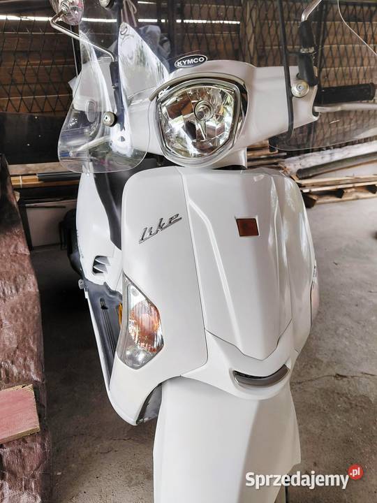 Skuter Kymco Like 125 włoski biały motocykl podkarpackie Przemyśl