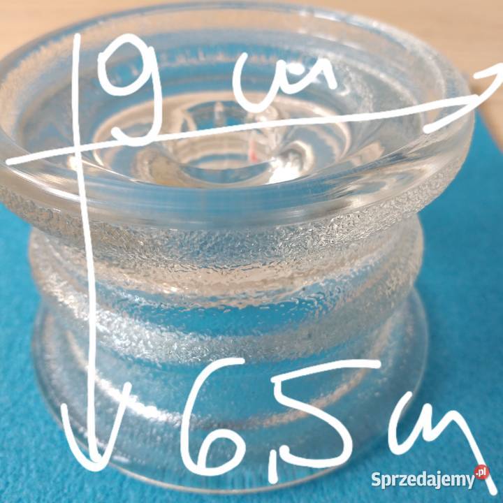 świecznik Pukeberg Porcelana i szkło Bukowno