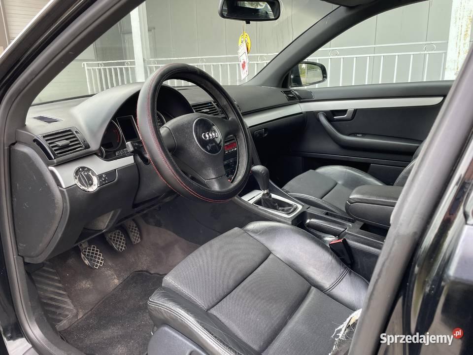 SprawneAudiA4B6Avant19TDI1302002r2xSLineDłOpłatyM welurowa tapicerka
