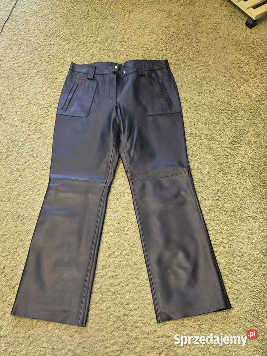 Skórzane spodnie na motor Warszawa sprzedam