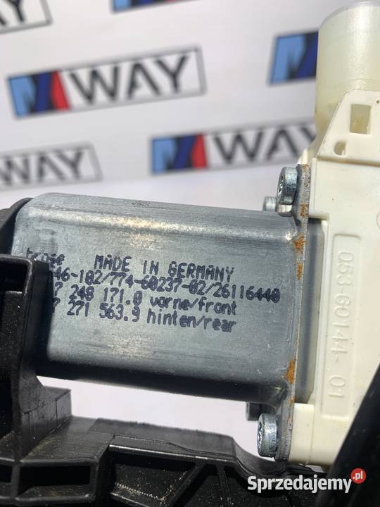 BMW F10 F11 MECHANIZM PODNOŚNIK SZYBY LEWY TYLNY