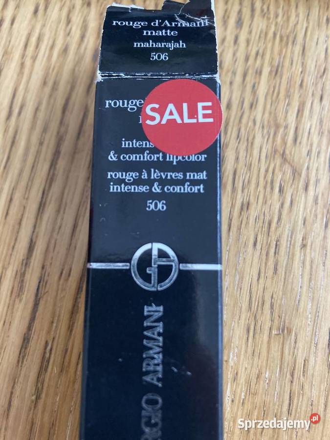Giorgio Armani Pink Lipstick Rouge DArmani 506 Warszawa sprzedam