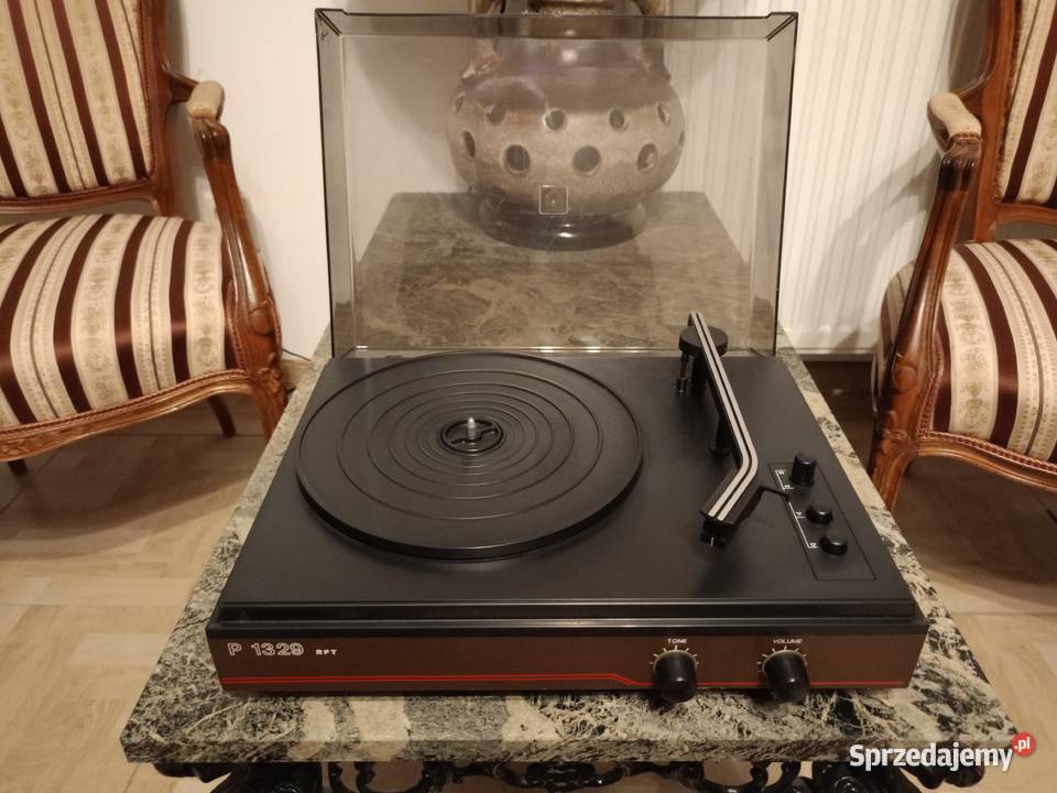 Zabytkowy Gramofon RFT Ziphona NRD Vintage wielkopolskie Drawski Młyn