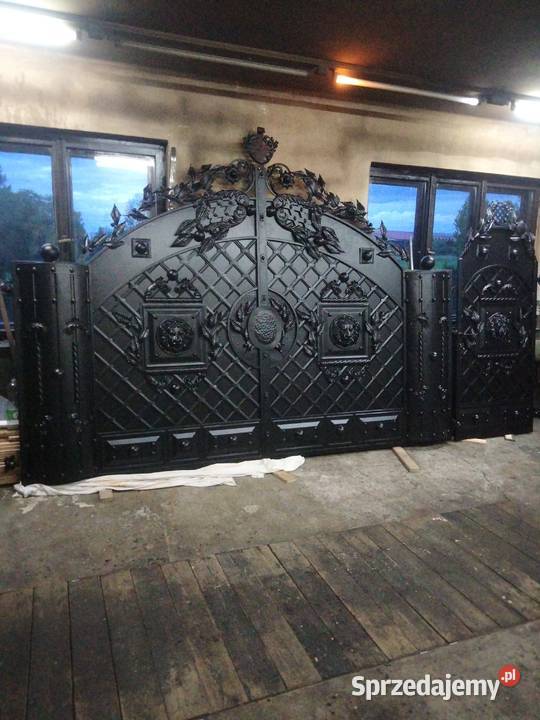 Brama wjazdowa dwuskrzydłowa furtka skrzydłowa śląskie