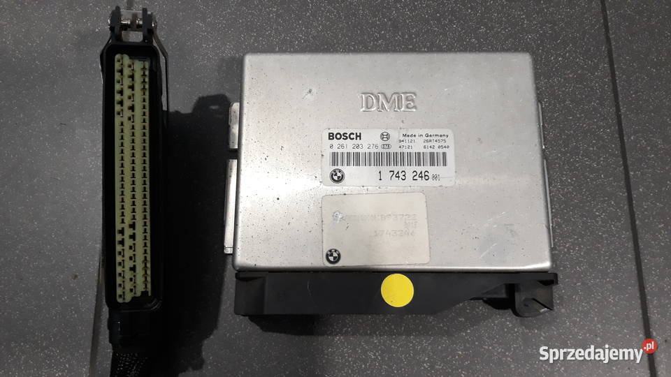 Sterownik silnika BMW E36 316 DME 1 743 246 Układ elektryczny Lusowo