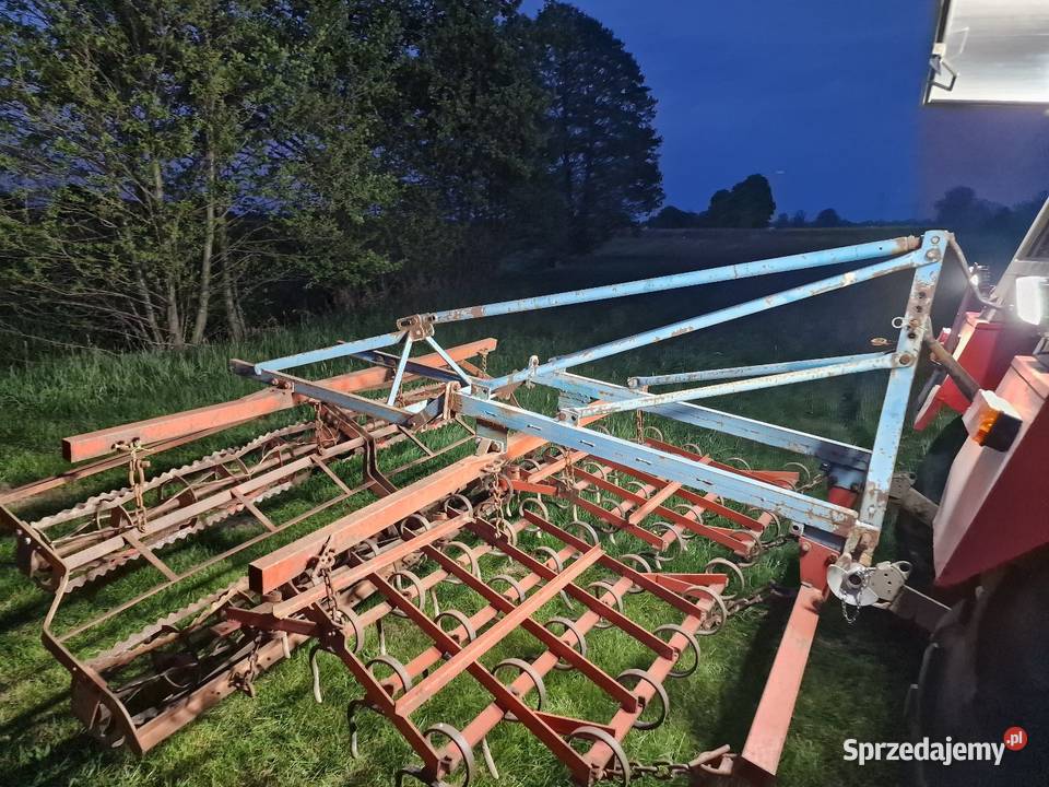 Agregat uprawny brona sprężynowa Rau z Wałkami Maszyny uprawowe