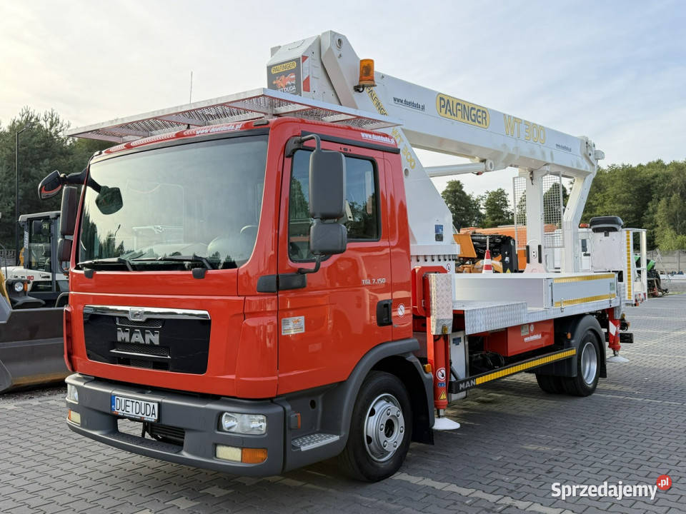 MAN TGL 7150 Zwyżka WumagPalfinger WT300 wysięg Motoryzacja Widełki sprzedam