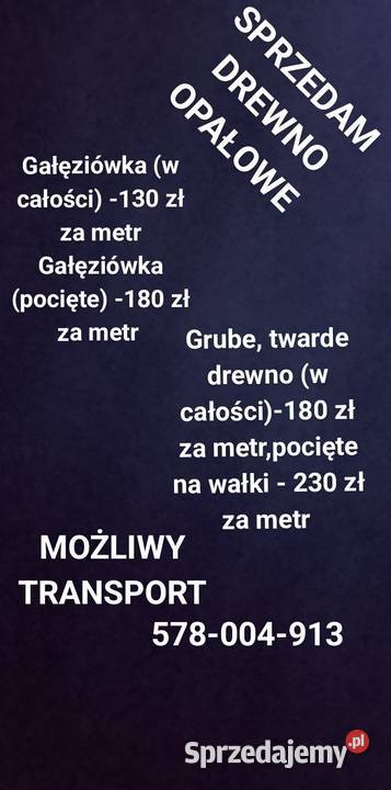 Drewno opałowe
