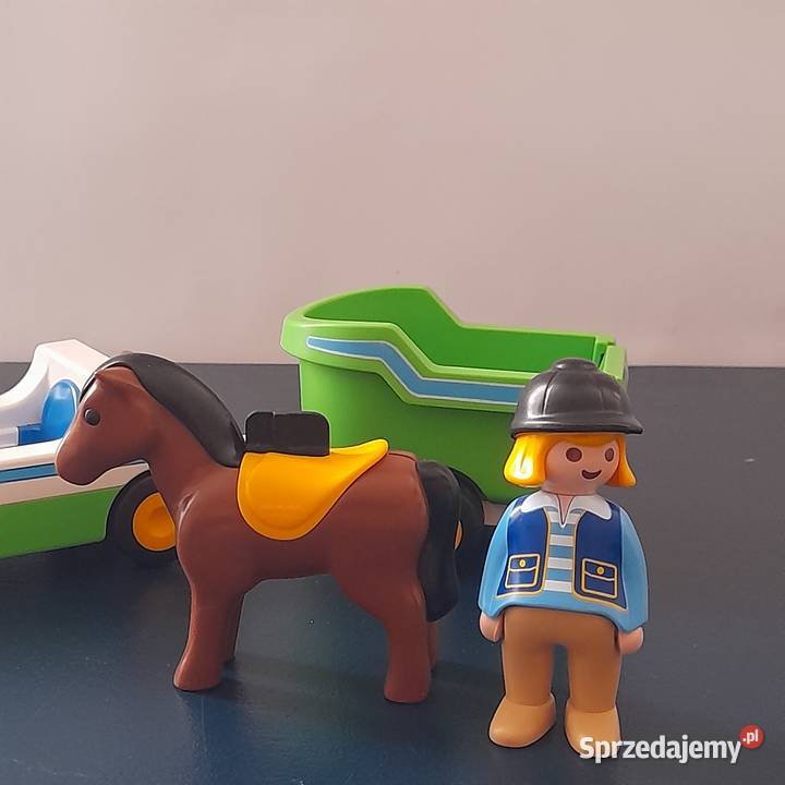 Playmobil Samochód z przyczepą konia Bogatynia