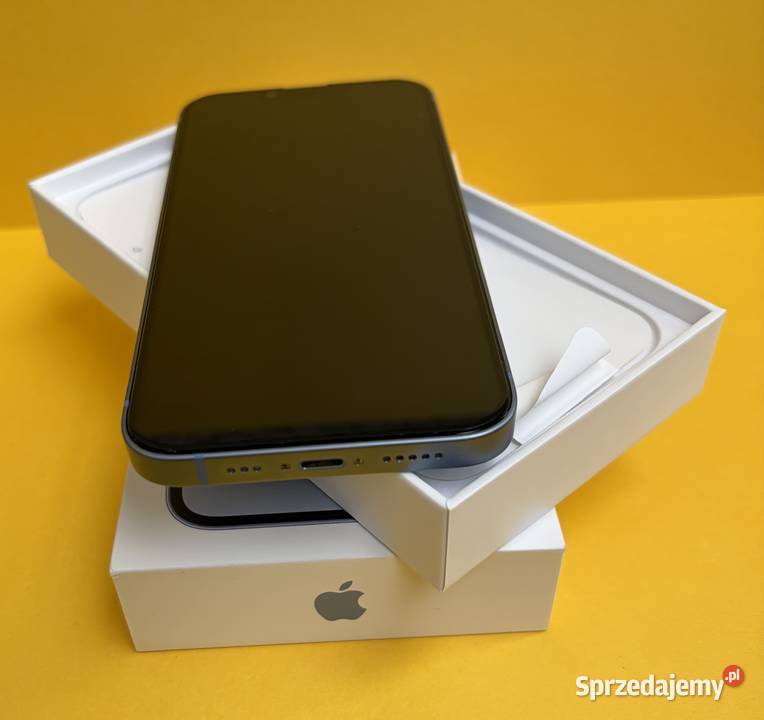 Smartfon APPLE iPhone 14 128GB Niebieski Idealny Telefony i Akcesoria Gniezno