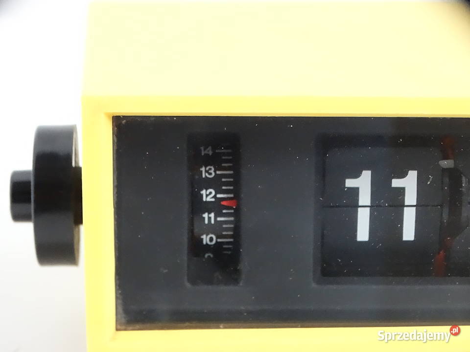 Elektryczny zegar klapkowy z lat 70 80 Biłgoraj