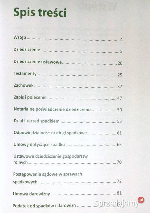 Testamenty Darowizny Spadki Michał Kozłowski miękka Chełm sprzedam
