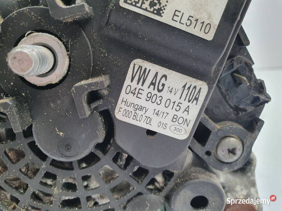 ALTERNATOR SKODA RAPID 04E903015A osobowe
