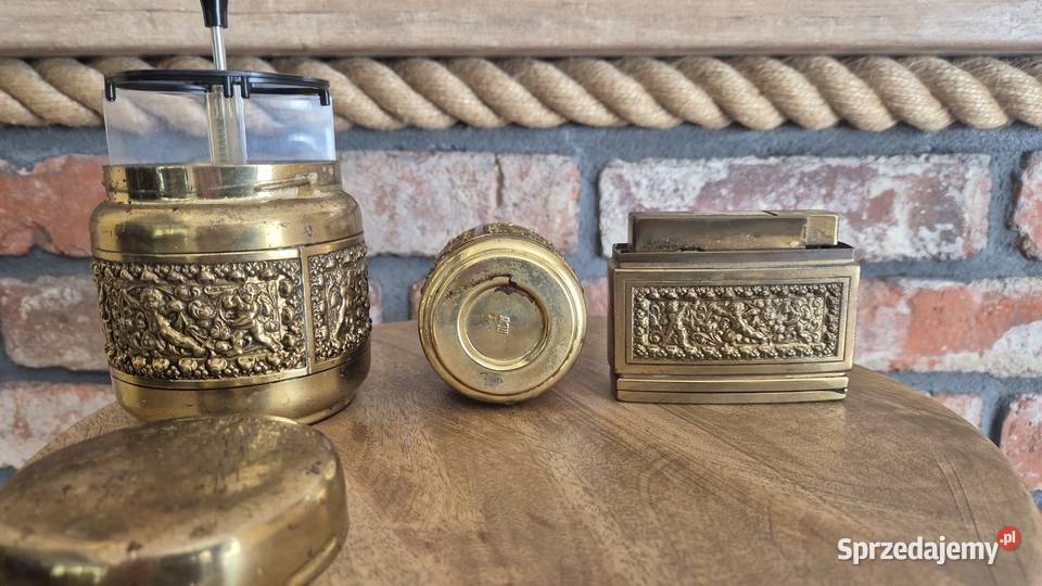 Erhard Shne zestaw papierośnica Pozostałe Trzebień