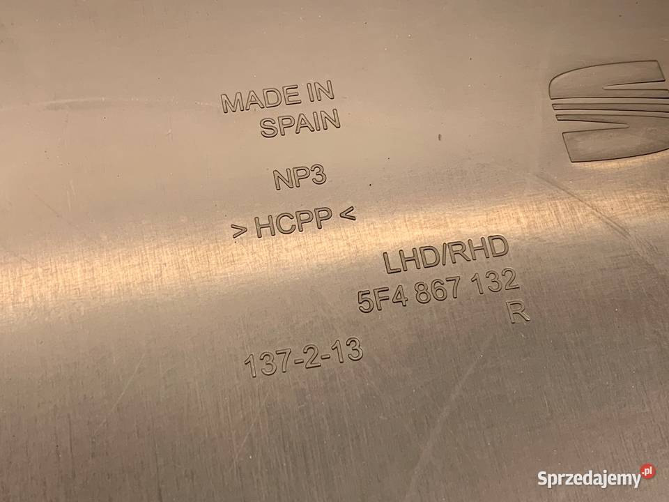 BOCZEK DRZWI PRAWY PRZÓD SEAT LEON III Hatchback osobowe sprzedam