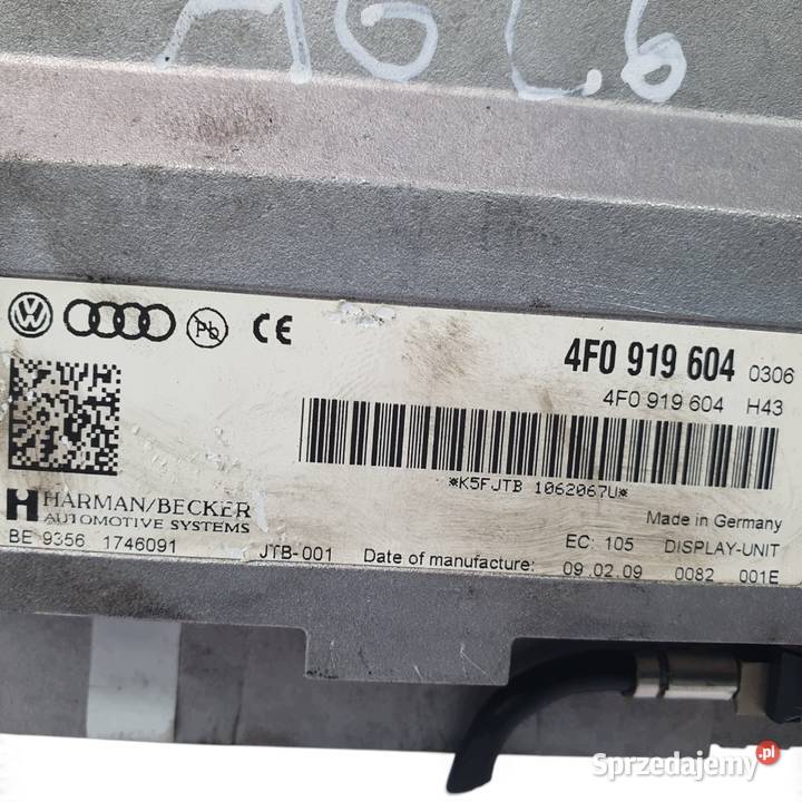 WYŚWIETLACZ EKRAN MMI Audi A6 C6 ekran nawigacji Chełm