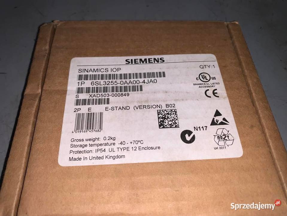 Siemens Sinamics Panel IOP 6SL32550AA04JA0 mazowieckie Warszawa