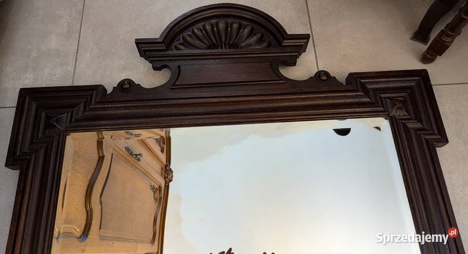 Piękne dębowe lustro eklektycznesklep Dąbrowa Dąbrowa Górnicza