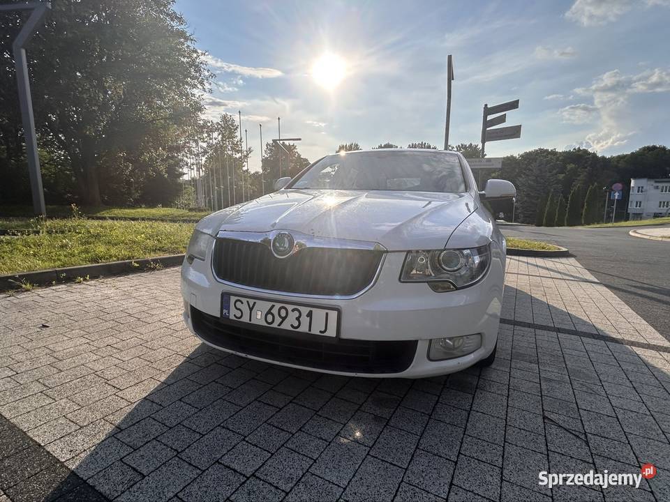 Skoda Superb II 19 TDi biały Czeladź