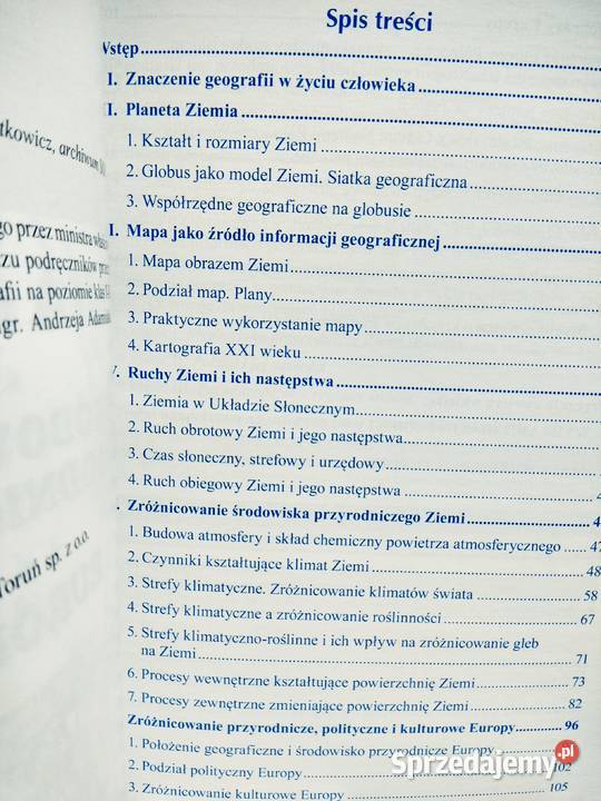 Geografia 1 sop outlet książki używane Warszawa
