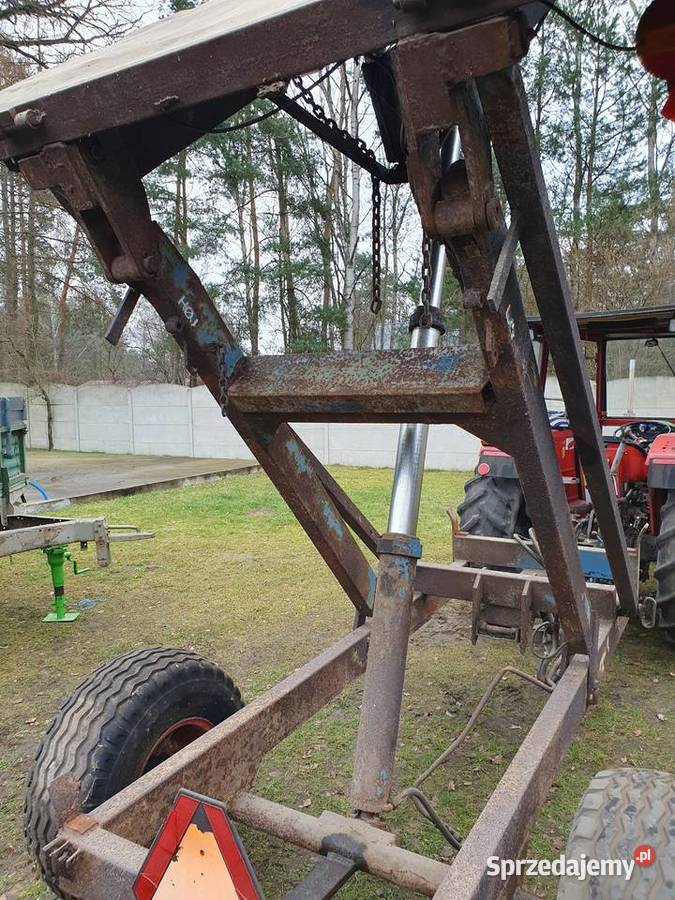 Przyczepa wywrotka 3 strony jedno osiową Nowa Brzeźnica