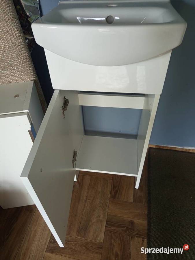 Sprzedam umywalkę i szafkę szafkę wiszącą stan 40cm Ryki