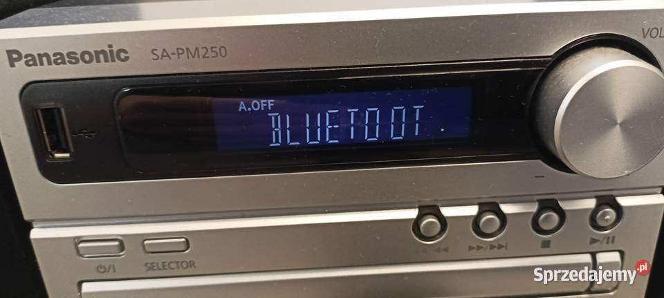 Mini wieża Panasonic SAPM250 USB Sędziszów