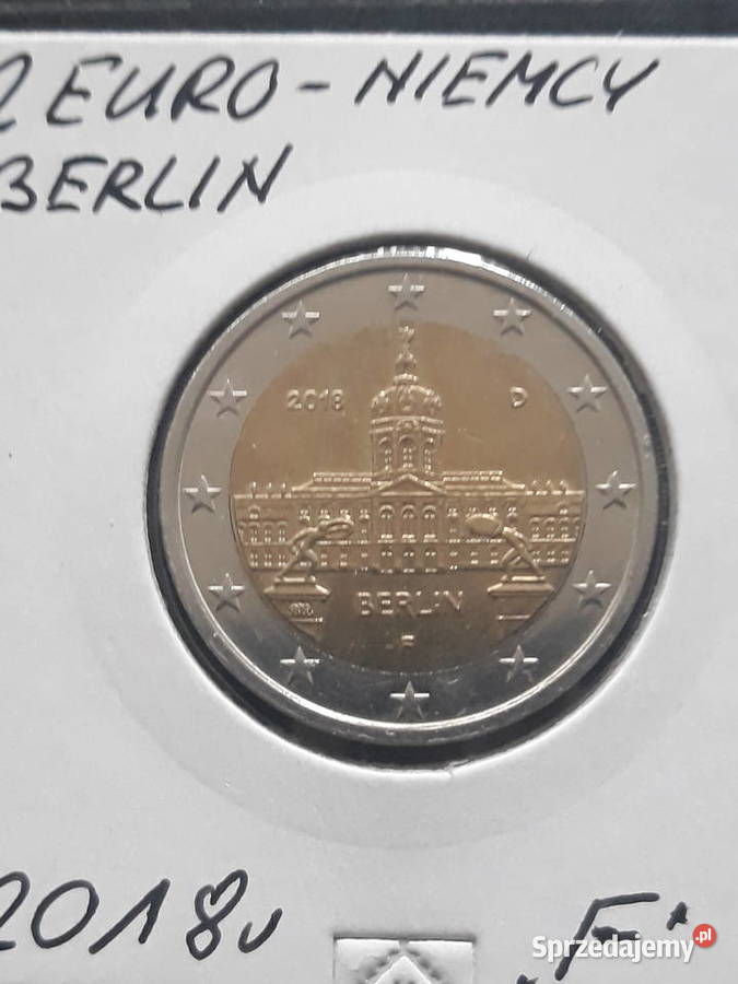 2 Euro Niemcy Berlin 2018 r men F Konin sprzedam