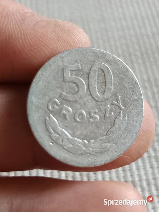 Sprzedam monete 50 gr 1949 r cccccc Chełm