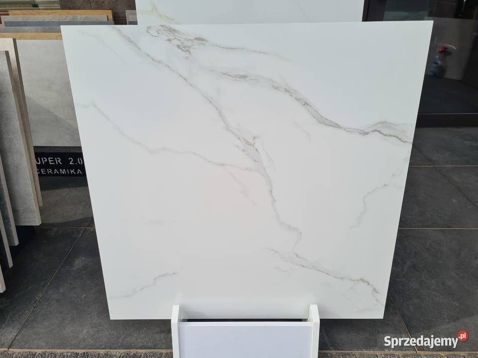 PŁYTKA GRES EMIGRES CARRARA BLANCO LAPATO 80X80 Opoczno