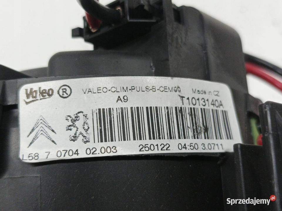 DMUCHAWA NAWIEWU REZYSTOR KPL T1013140A sprzedam