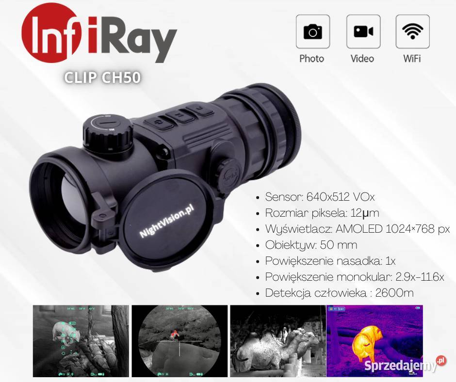 Nasadka Termowizyjna Celownik Termowizor XEYE