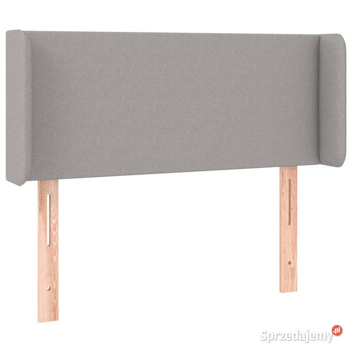 Zagłówek do łóżka z LED jasnoszary 83x16x7888 mazowieckie