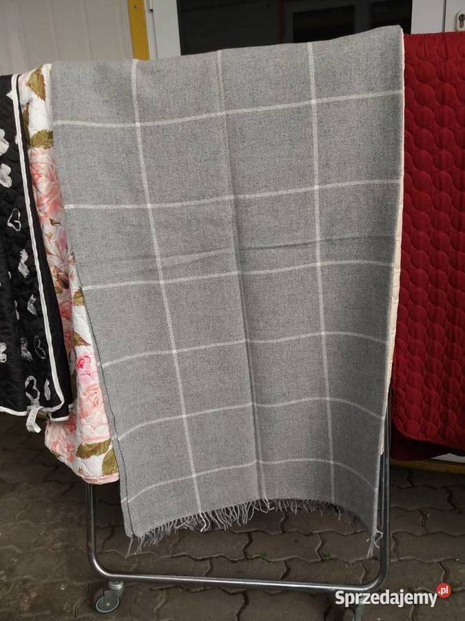 Koc pled narzuta 150220 155240 welna jagnuęca mazowieckie sprzedam