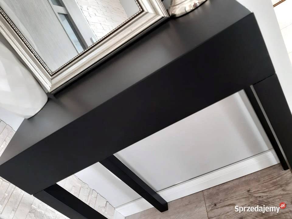 Konsola drewniana czarna stolik Kraków