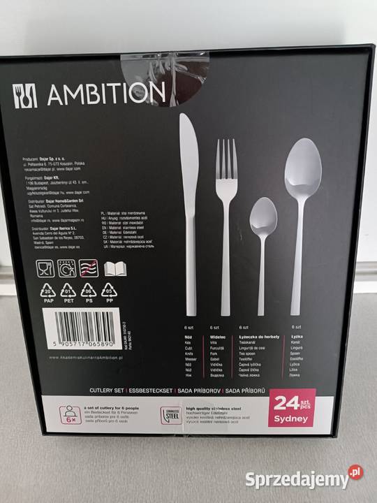 Komplet sztućców sztućce Ambition 24 opolskie Kędzierzyn-Koźle