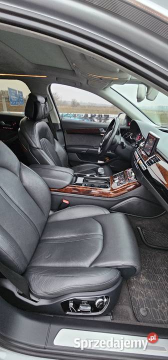 zadbane AUDI A8L D4 30 TFSI 333 2013 Szczecinek