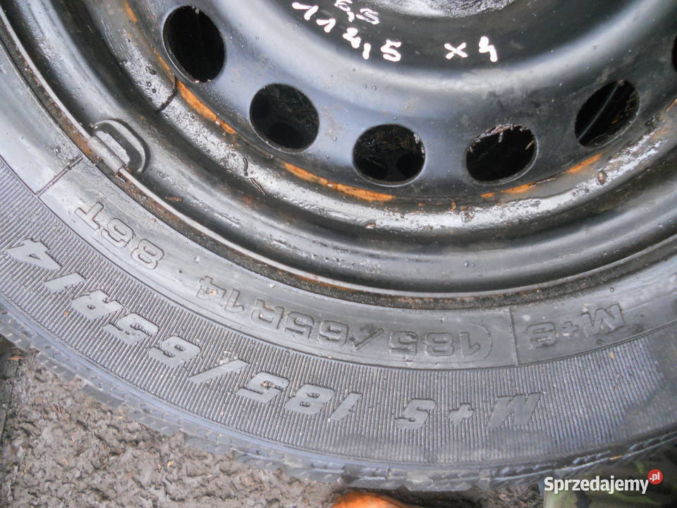 1856514 Kola zimowe 4 sztuki kola Zimowe Zima podkarpackie Dębica