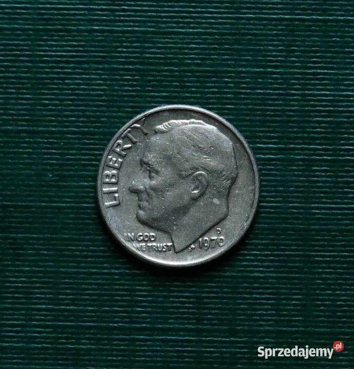 USA 1 dime 1970r Dime Roosevelta śląskie Gliwice