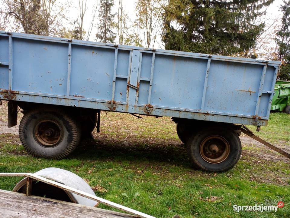 Przyczepa rolnicza HL sztywna 8 ton nieuszkodzony Chełm